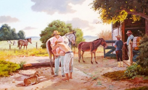 Alonso Morales, Venezuela. Pintura moderna al óleo